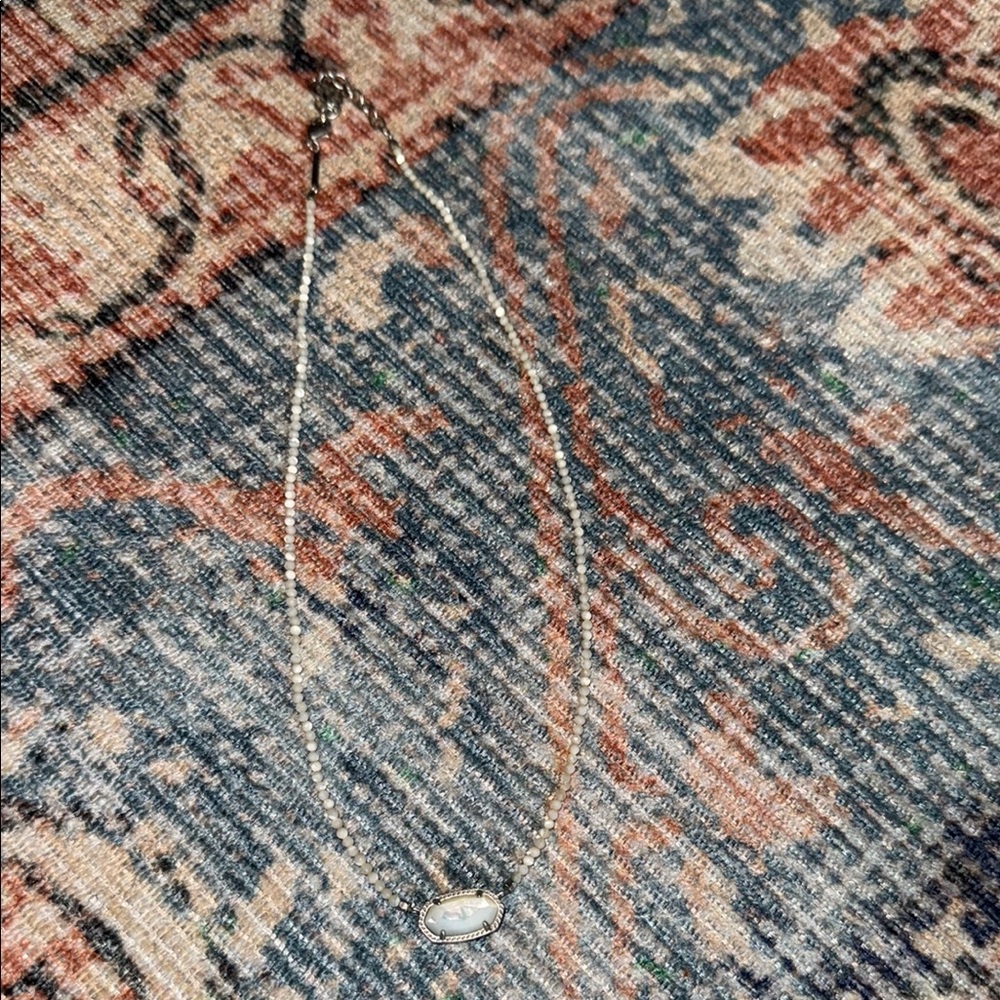 Vintage Kendra Scott opal necklace with opal beading